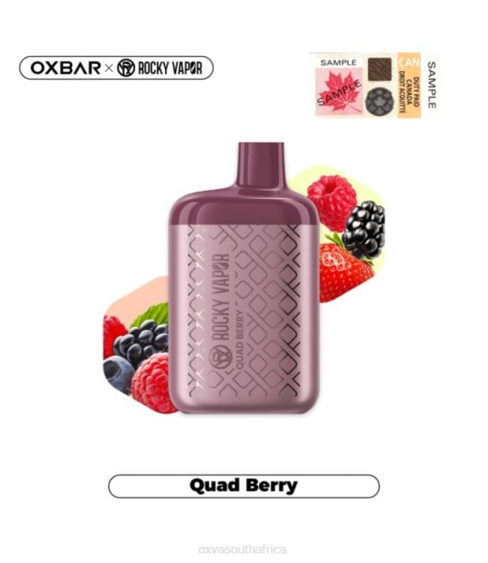 OXVA South Africa - OXVA OXBAR 4500 QUAD BERRY LN4B31