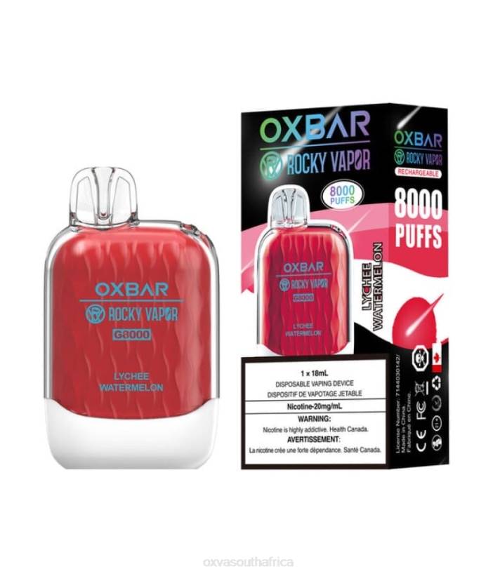 OXVA Disposable Pod - OXVA OXBAR G8000 LYCHEE WATERMELON LN4B60