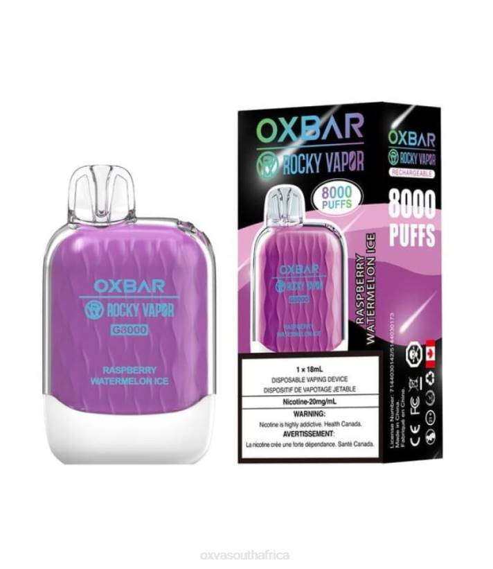 OXVA Disposable Pod - OXVA OXBAR G8000 RASPBERRY WATERMELON ICE LN4B40