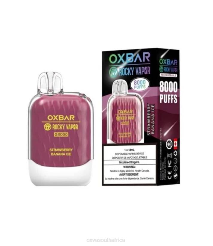 OXVA South Africa - OXVA OXBAR G8000 STRAWBERRY BANANA ICE LN4B41