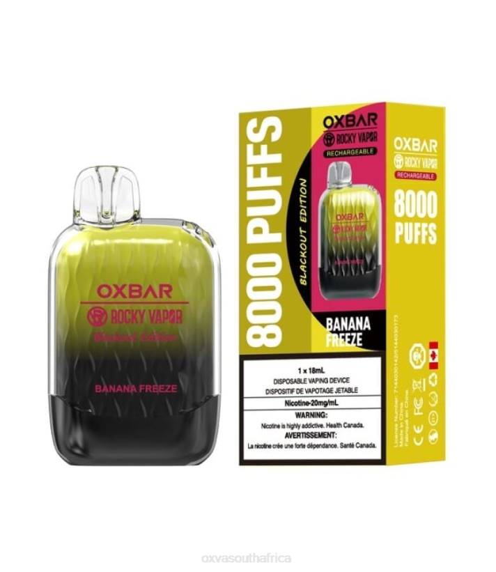 OXVA Vape Flavors - OXVA OXBAR G8000 BANANA FREEZE LN4B46