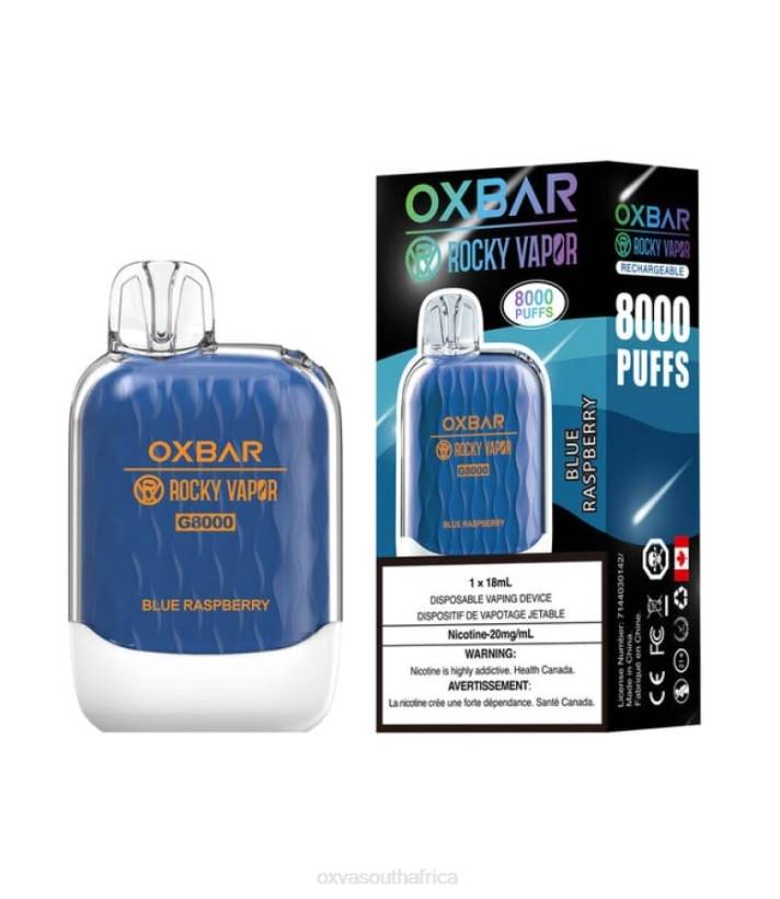 OXVA Vape Flavors - OXVA OXBAR G8000 BLUE RASPBERRY LN4B36