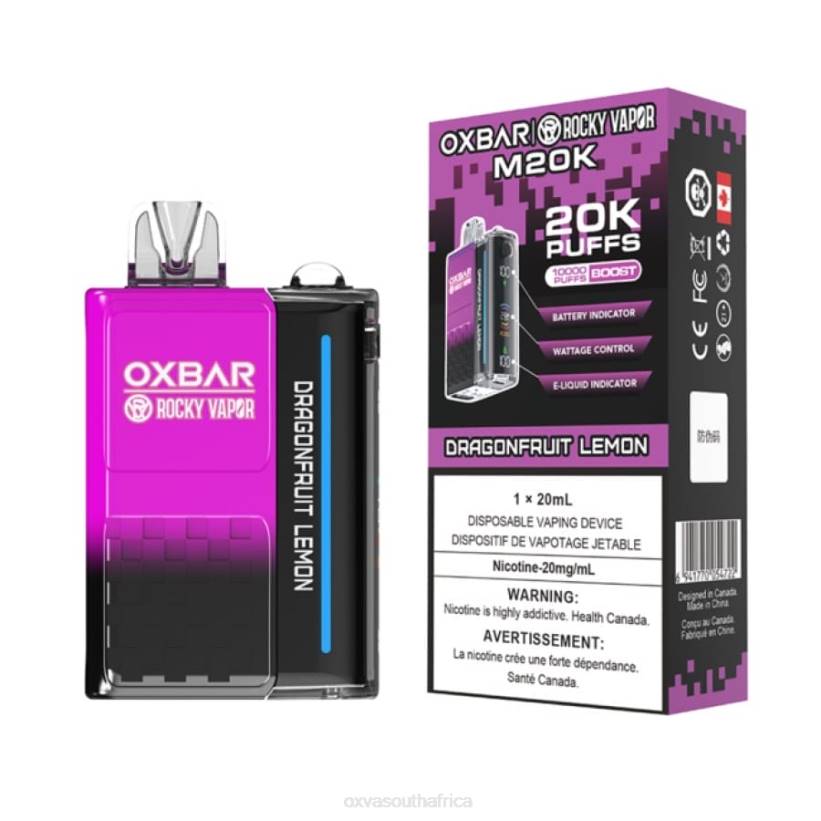 OXVA Cape Town - OXVA OXBAR M20K DRAGONFRUIT LEMON LN4B4