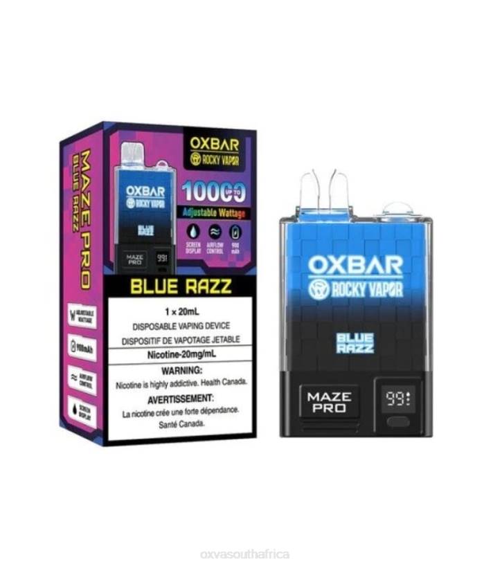 OXVA Vape Flavors - OXVA OXBAR MAZE PRO 10000 BLUE RAZZ LN4B26