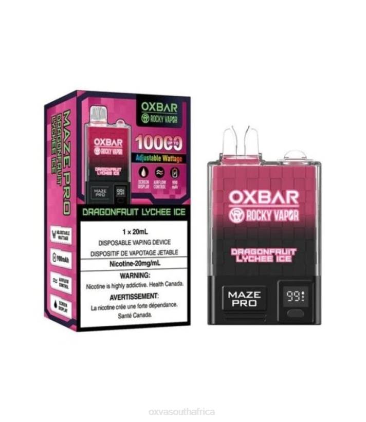 OXVA Vape Price - OXVA OXBAR MAZE PRO 10000 DRAGONFRUIT LYCHEE ICE LN4B25