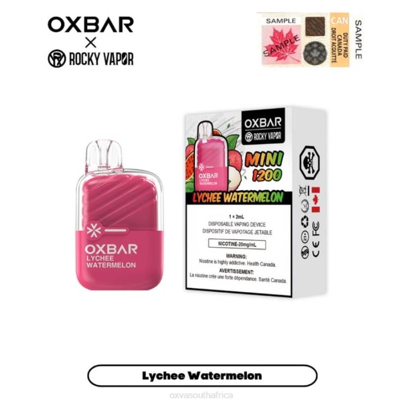 OXVA South Africa - OXVA OXBAR MINI 1200 LYCHEE WATERMELON LN4B21