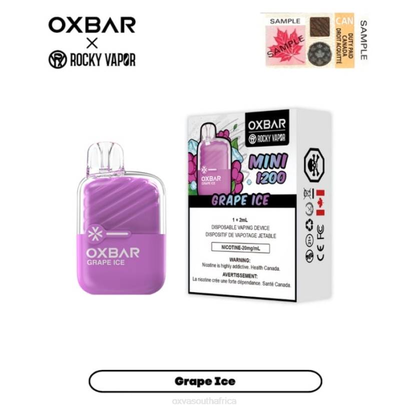 OXVA Vape South Africa - OXVA OXBAR MINI 1200 GRAPE ICE LN4B22