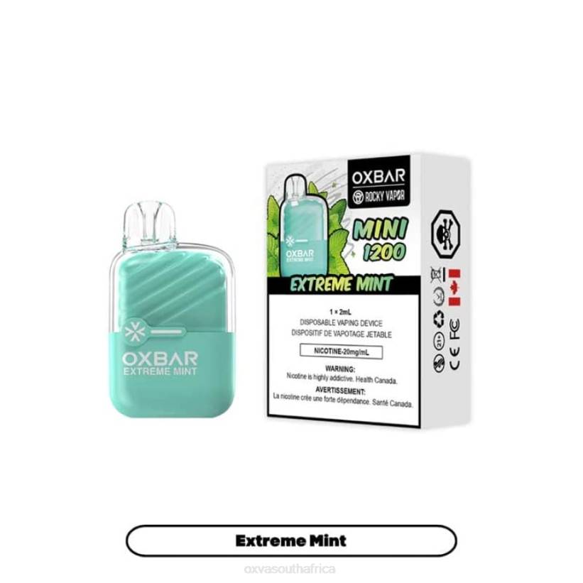 OXVA Vape Store - OXVA OXBAR MINI 1200 EXTREME MINT LN4B8