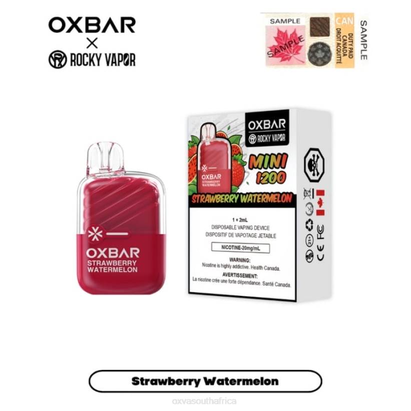 OXVA Vape Store - OXVA OXBAR MINI 1200 STRAWBERRY WATERMELON LN4B18