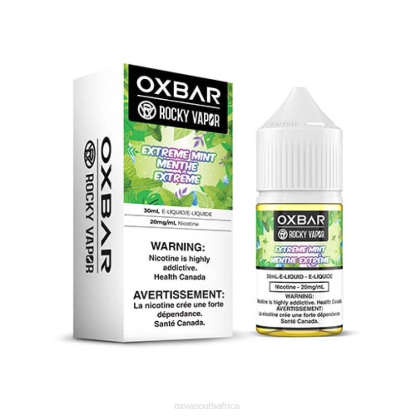 OXVA Vape Store - OXVA OXBAR EXTREME MINT LN4B48 30ML SALT NIC