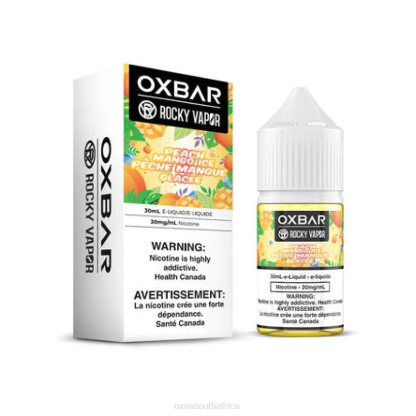 OXVA Vape Store - OXVA OXBAR PEACH MANGO ICE LN4B58 30ML SALT NIC